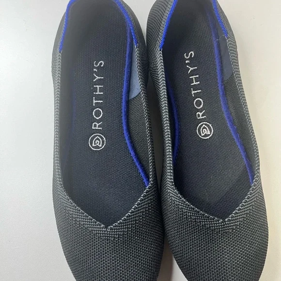 Rothy's Charcoal Black Slip-Ons womens size 9 - Picture 3 of 12